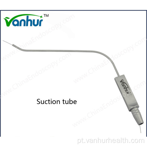 Tubo de sucção para instrumentos de otoscopia